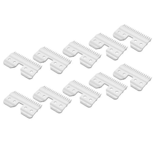 10pcs/pack Replaceable 18-tooth ceramic cutting blade compatible with Oster A5 series pet ceramic scissors 2