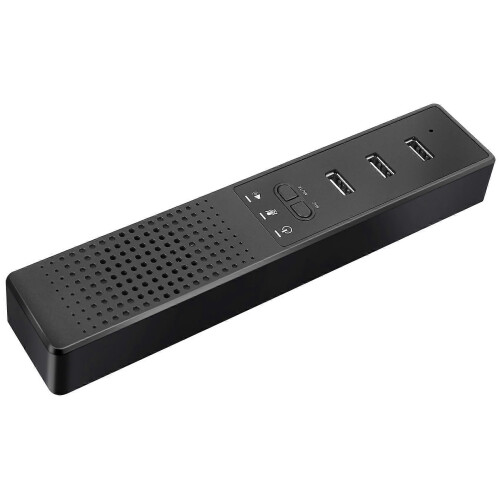 3-in-1 computer speaker with microphone and hub, USB speaker for conferences, PC microphone for video conferencing