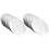 150 silver wine rack discs, 7.6 cm (3 inches), with drip-free spout, thin discs 3