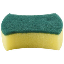 30-piece multi-purpose double-sided sponge scrubbing pad compatible with dishwashing and stain removal