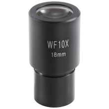 Adaptador óptico gran angular para ocular de microscopio 10X, ocular de enfoque estándar de 18 mm