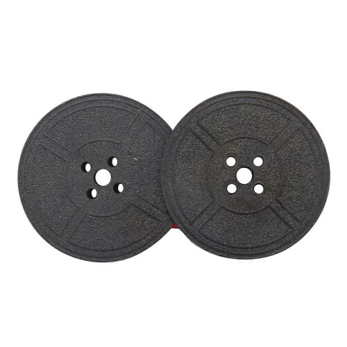 6-Pack Typewriter Ribbon, Dual-Spool Typewriter Ribbon, Red-Black, Replacement Pack compatible with M