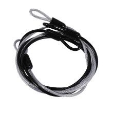 100cm/3.3ft long travel anti-theft cable, braided steel security cable for luggage, security cable approx.