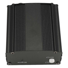 Alimentación fantasma de 48 V, 1 canal, con cable de micrófono XLR de 3 pines para micrófono de condensador (grabación de música)