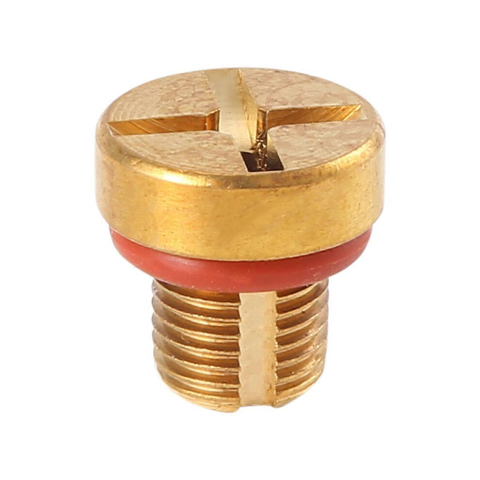 17111712788 Radiator Overflow Coolant Expansion Tank Bleed Screw Compatible With Bmw E36 E39 E46 Etc. Gold 8333675442489