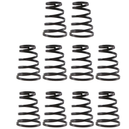 10 universal quick-release tension springs for bicycle wheels.