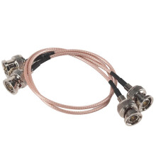 2 cavi BNC 3G HD SDI da 30 cm e 75 ohm per telecamere BMCC e apparecchiature video compatibili con HD-SDI e 3G-SDI 4.