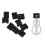 10-pack USB dust plug charging port cover USB security lock universal dust protection compatible with PC notebook 1