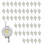 50 τεμάχια 1W υψηλής απόδοσης ψυχρά λευκά LED, τσιπ 1 watt, 3V-3.4V 1