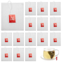 100 Tea Bag Infusers with String Heal Seal Sachet Filter Paper Nylon Tea Bags Empty Tea Bags