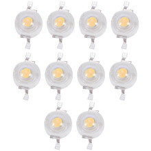 10 high-percompatible withmance 2-pin 3W warm white LED lights 100-110lm