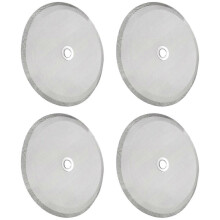 pieces 4 inch stainless steel replacement coffee filter grids compatible with 1000 ml, 8-cup French press coffee machine