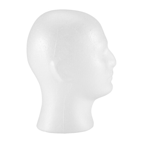 1X Foam Styrofoam Doll Head Stand Model Wig Hat Display, #2 (male/female) 1