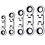 5-piece Flex-Head Stubby ratchet combination wrench set, mini wrench set, double box head Flex-Head 1
