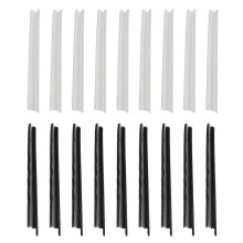Pack of 2000 mini tags, 0.5 cm clothing tags, price tags with barbed wire fasteners, 1000 black fasteners and 1000 pieces