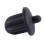 10 black rubber dust caps for 6.35 mm audio jack (PC, DVD, microphone). 2