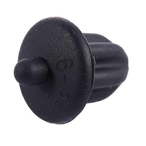 10 black rubber dust caps for 6.35 mm audio jack (PC, DVD, microphone). 2