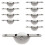 10 single-sided nylon sliding rollers compatible with doors, windows, cabinets, drawers and containers 4