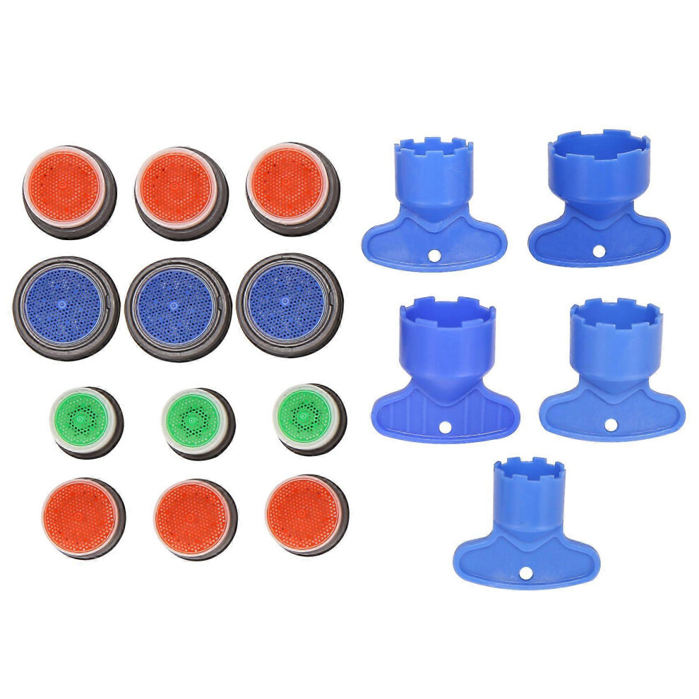 12 Tap Aerators Compatible With Cache Aerators And 5 Cache Tap Aerator Key Removal Wrenches 8608277292207