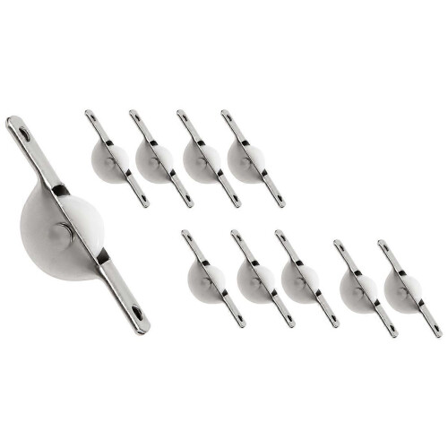 10 single-sided nylon sliding rollers compatible with doors, windows, cabinets, drawers and containers 2