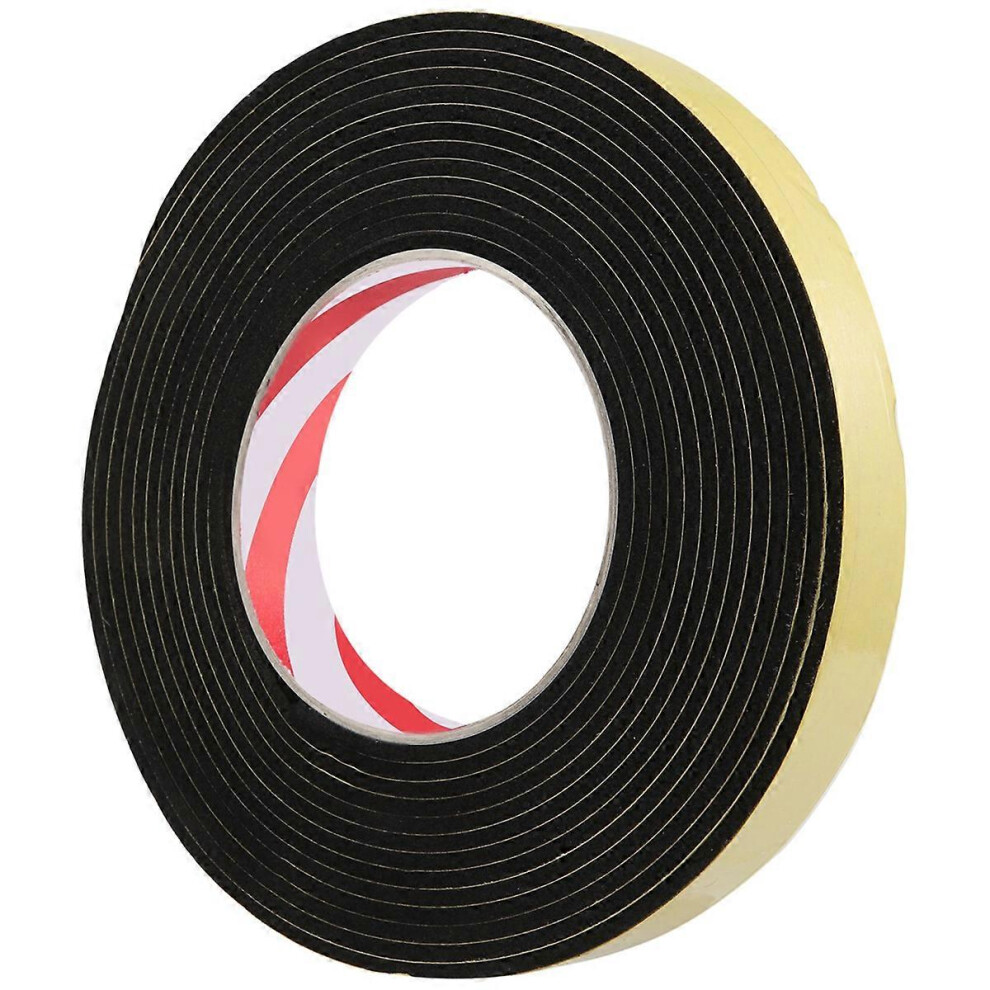 5M Black Single-Sided Self-Adhesive Closed-Cell Foam Tape, 20Mm Wide X 3Mm Thick 8402067473155