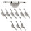10 single-sided nylon sliding rollers compatible with doors, windows, cabinets, drawers and containers 2