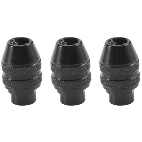 Multiple quick-change chuck (3 pieces) Universal replacement chuck for Dremel rotary tools 4486 3000