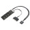 9-pin USB header splitter with SATA power cable, internal USB hub extension, USB 2.0 connector 1