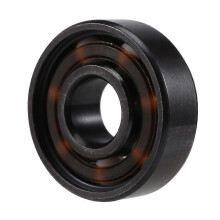 16 rodamientos cerámicos híbridos ABEC-11 608 de 8 x 22 x 7 mm con 6 bolas ZrO2 blancas para patineta.