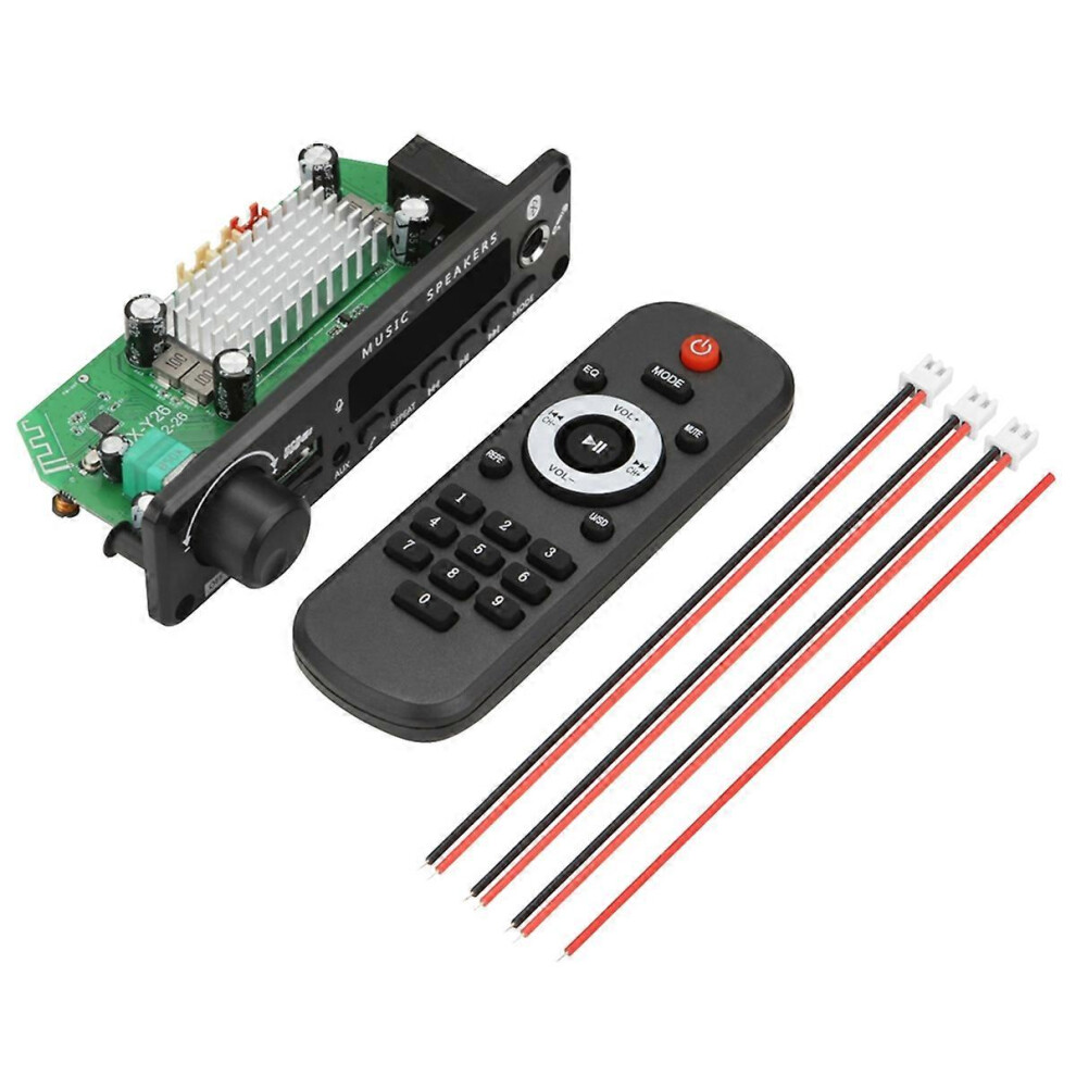 2X100w 12V Amplifier Audio Player Bluetooth 5.0 Mp3 Decoder Board Mp3 Player Car Fm Radio Module Tf 8373604957455