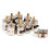 10pcs/Pack Mini 2-Phase 4-Wire Stepper Motor Miniature Stepper Motor with Gearbox Small Tiny Mini Motor Toy E 1