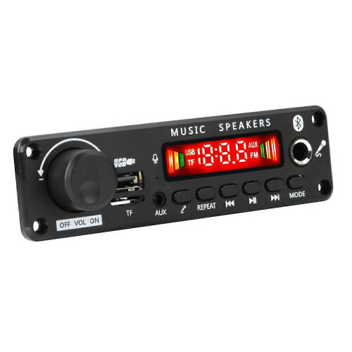 2x100W 12V Amplifier Audio Player Bluetooth 5.0 MP3 Decoder Board MP3 Player Car FM Radio Module TF 1