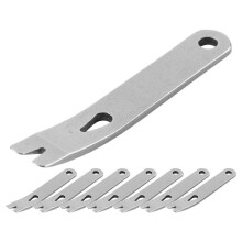 8-Piece Mini Lever Stainless Steel Flat Bar Multifunctional Small Lever EDC Mini Crutch Survival