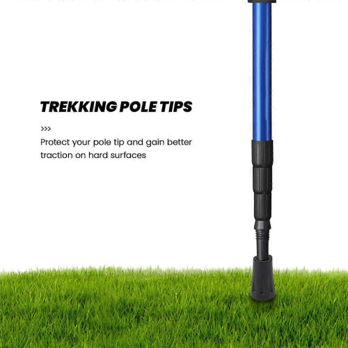 replacement rubber tips compatible with walking sticks, trekking poles, 4cm 2