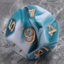 7-teiliges Polyederspielwürfelset für DND, Pathfinder und Rollenspiele (RPG)