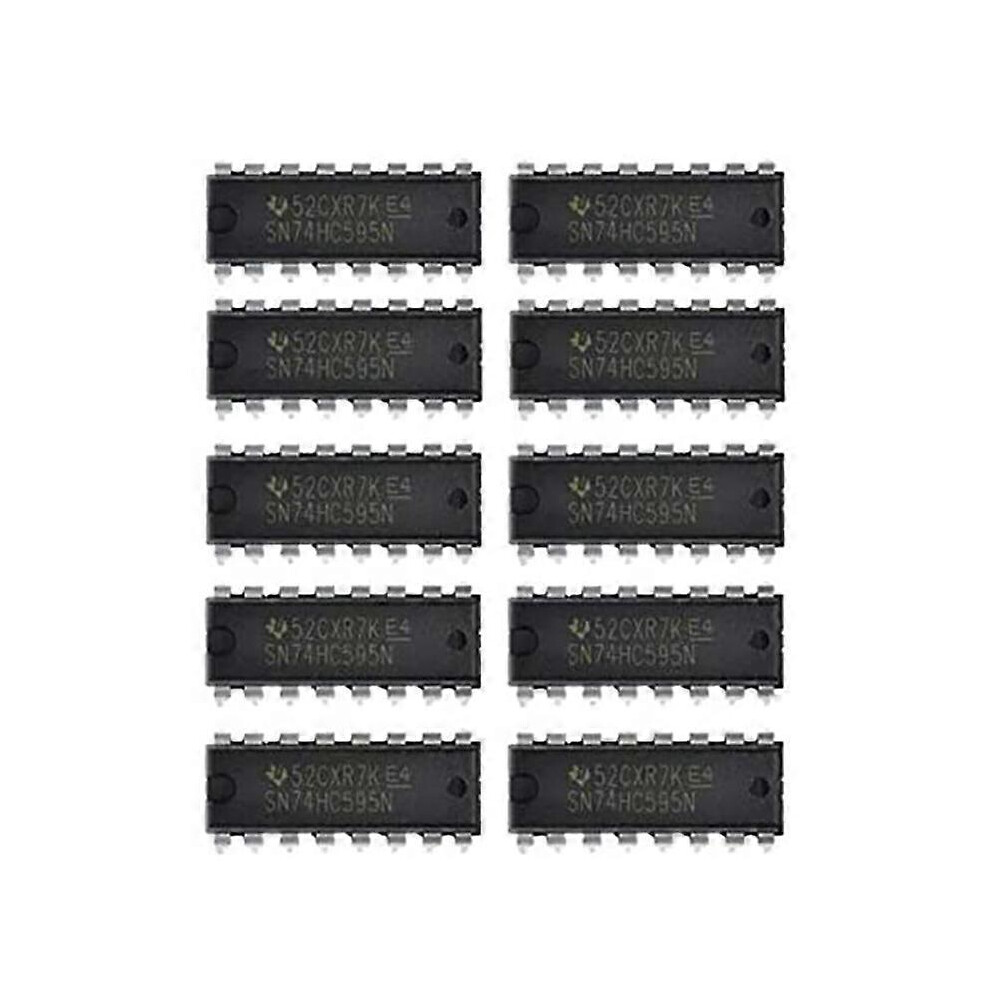 10 Pieces Ic 74Hc595 74Hc595n Sn74hc595n Dip-16 Logic Shift Registers 8292612018814