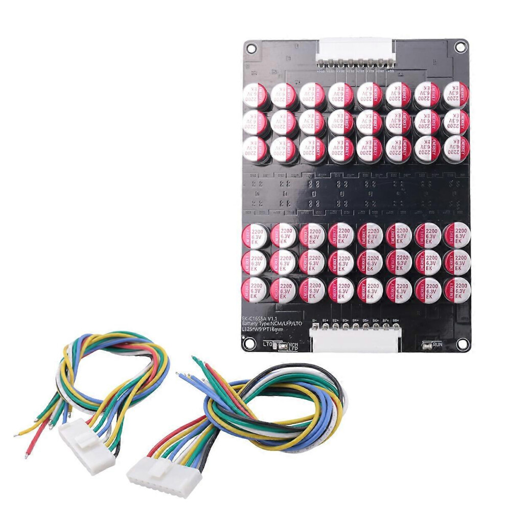 16S 5A Balance Li-Ion Lifepo4 Lto Active Lithium Battery Equalizer Balancer Plate Capacitor 48V 60V 8214575101372