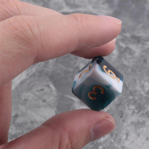 Σετ 7 πολυεδρικών ζαριών για D&D, Pathfinder και παιχνίδια ρόλων (RPGs) 1