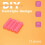 12 τεμάχια ροζ πλαστικά κλιπ μαλλιών για DIY styling 4