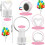 16-piece balloon weight set compatible with helium balloons, plastic set 4