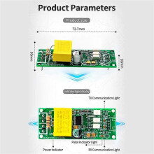 PZEM 004T 100A Wattmeter Testmodule + Open Stroom kWh/Voltmeter/Ammeter voor Arduino TTL COM2