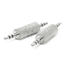 2 x 3,5 mm mannelijke naar 3,5 mm mannelijke stereo hoofdtelefoonaansluiting adapter