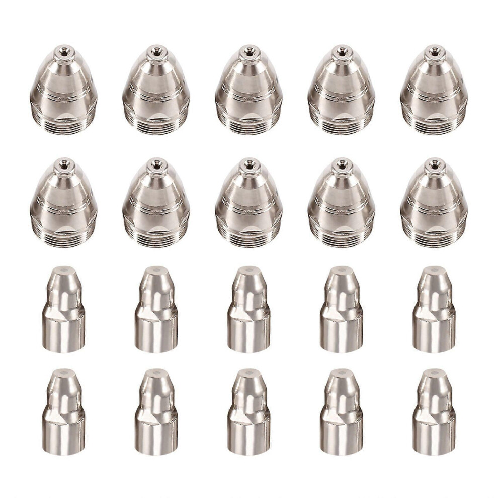 20 Pieces P80 Plasma Cutting Torch Consumables Cnc 80A P80 Plasma Cutting Tip Electrode Nozzle 8416219944738