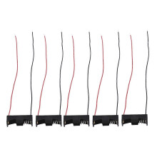 5pcs 1 23A A23 12V Battery Storage Clip Holder Box Case Cell Carrier with Wire