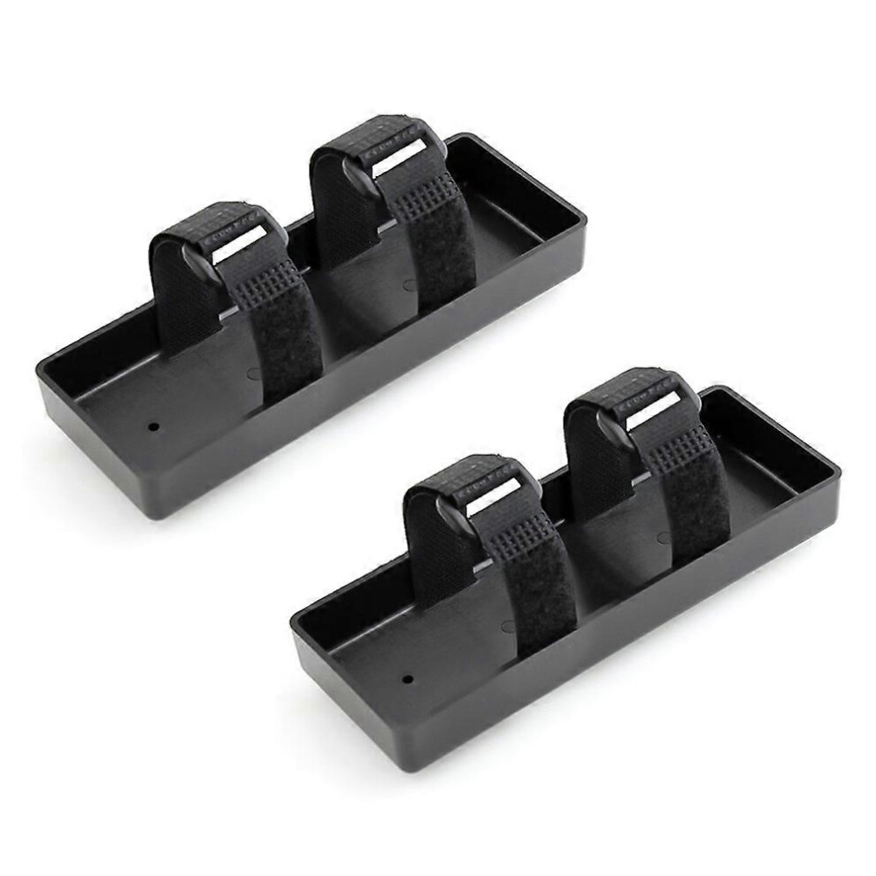 2 Pieces Rc Plastic Battery Box Housing Battery Holder Compatible With 1/8 1/10 Axial Scx10 Traxxas Trx4 D90 Rc 8342258943411