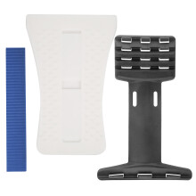 Adjustable Back Cracker For Spine Recovery, Two In One Neck And Lumbar Stretcher With Arc Stretching And Secure Fit, Includes Instructional Video For