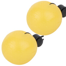 Vingertrainingsbal van rubber met verstelbare polsband voor het trainen van vinger- en armkracht.