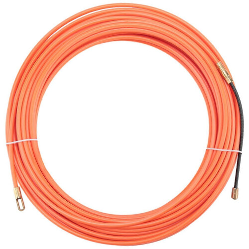 4mm 10 Meter Orange Guide Device Nylon Electrical Cable Push-Pull Devices Channel Snake Rodder Fish Tape Cable 1