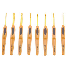 8-piece handmade crochet kit, stitches, sewing tool, home knitting needles, aluminum alloy, DIY, portable