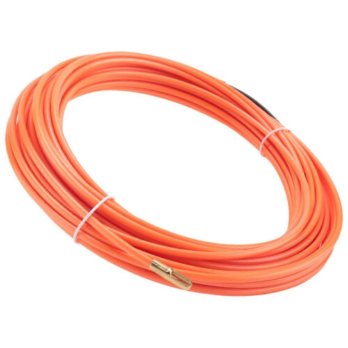 4mm 10 Meter Orange Guide Device Nylon Electrical Cable Push-Pull Devices Channel Snake Rodder Fish Tape Cable 2
